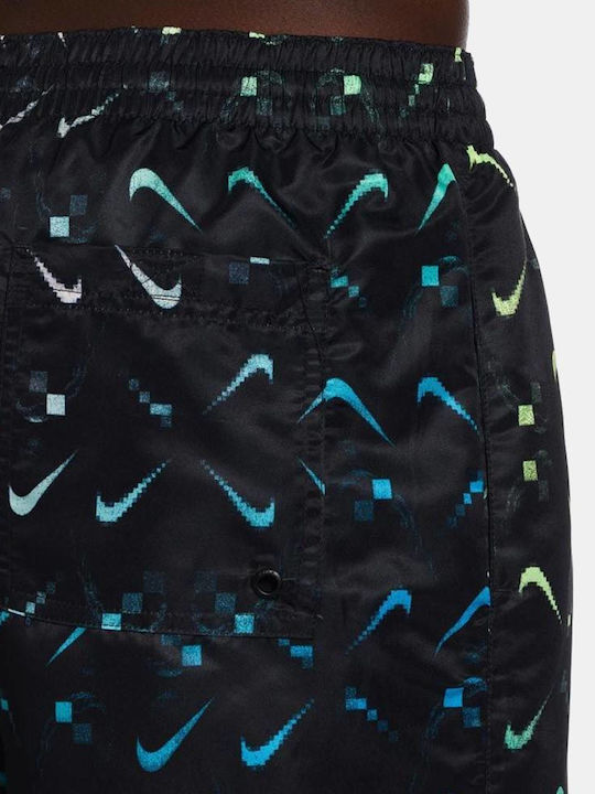 Volley Men's Swimwear Shorts Black with Patterns