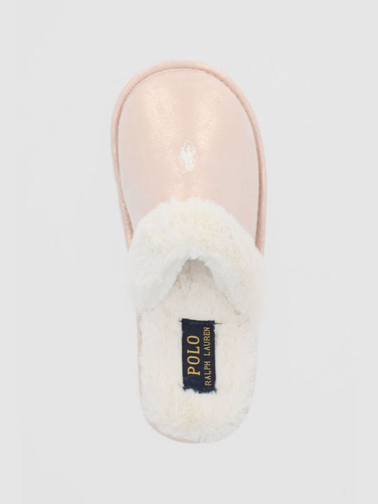 RALPH LAUREN WOMEN'S SLIPPERS - PINK - RF103288