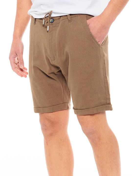 Biston Men's Shorts Chino Brown