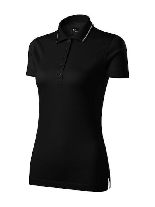 Malfini Women's Short Sleeve Promotional Blouse Black