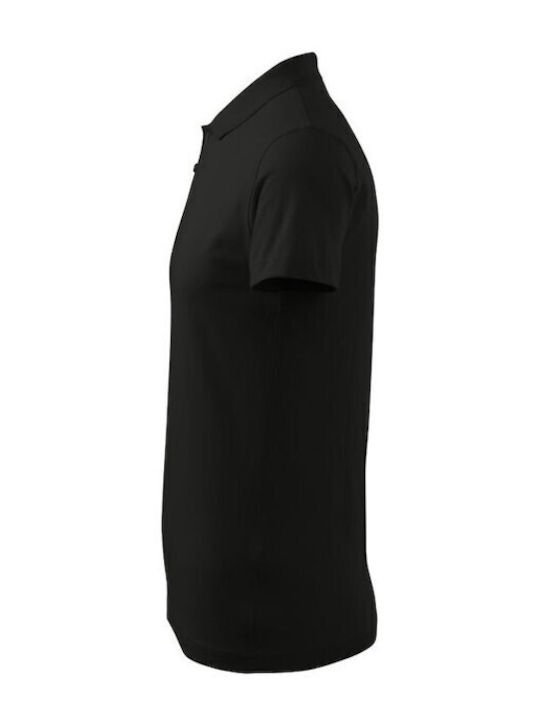 Adler Ανδρικό Διαφημιστικό T-shirt Κοντομάνικο σε Μαύρο Χρώμα