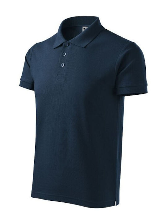 Malfini Men's Short Sleeve Promotional Blouse Navy Blue