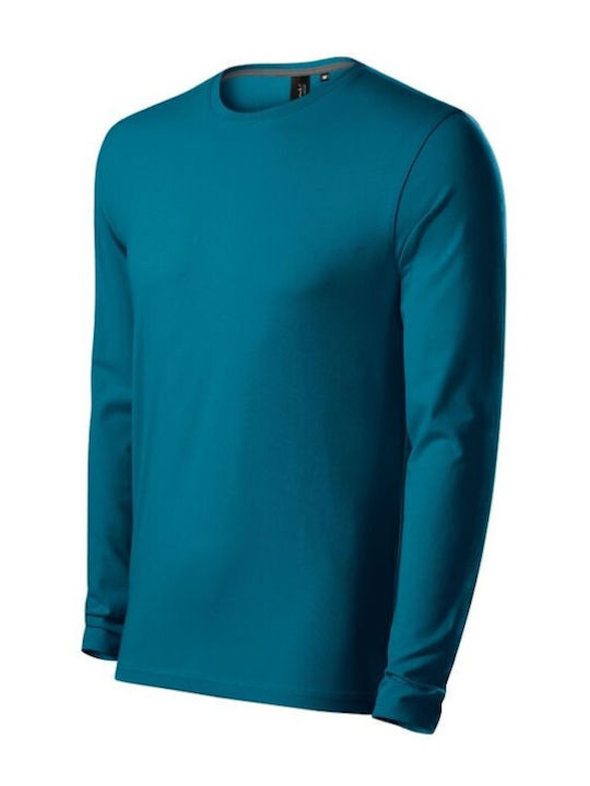 Malfini Men's Long Sleeve Promotional Blouse Blue