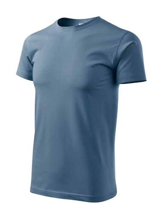 Malfini Werbe-T-Shirt in Blau Farbe