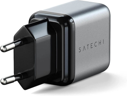 Satechi Φορτιστής Χωρίς Καλώδιο με Θύρα USB-C 20W Power Delivery Γκρι (ST-UC20WCM)