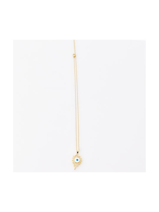 DION SHOP NECKLACE WITH EYE - D2353