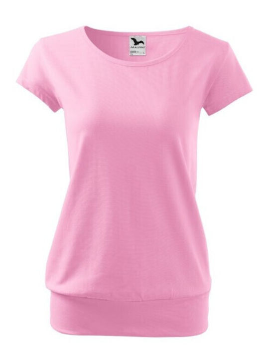 Malfini Women's Short Sleeve Promotional T-Shirt Pink