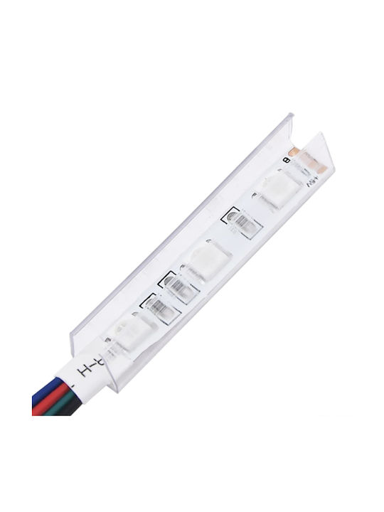 Телевизионно Мебел с LED Осветление Сив Д230xДл36.5xВ40см