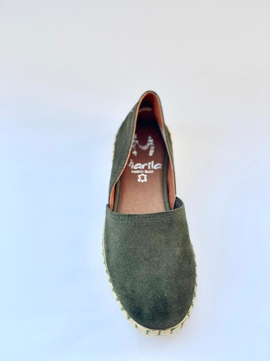 Espadrile dama în culoarea Kaki
