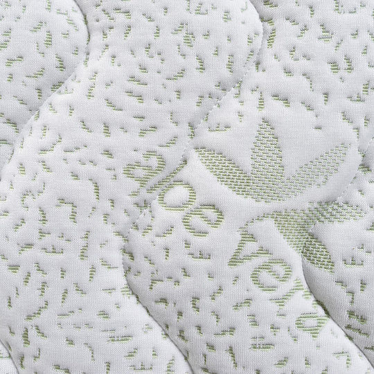 La Luna Mattress Topper Latex Double Latex Infused with Aloe & Removable Cover 150x200x7cm
