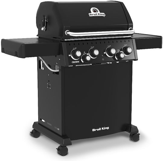 Broil King Crown 480 Ψησταριά Υγραερίου Σχάρας 44x65εκ. με 4 Εστίες 11.4kW