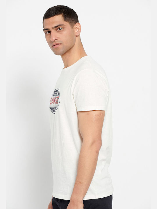 Garage Fifty5 Herren T-Shirt Kurzarm Weiß