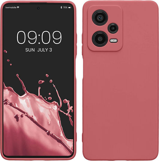 KWmobile Back Cover Silicone Dark Rose (Redmi Note 12 Pro+) 60686.167