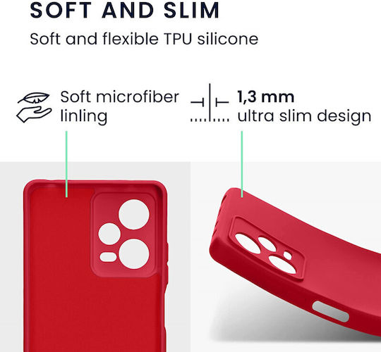 KWmobile Back Cover Σιλικόνης 1.3mm Sweet Cherry (Redmi Note 12 Pro / Poco X5 Pro)