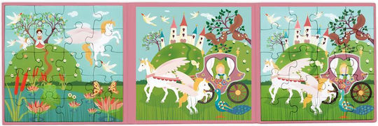 Детски Пъзел Princess Magnetic Book to Go 40бр Scratch Europe