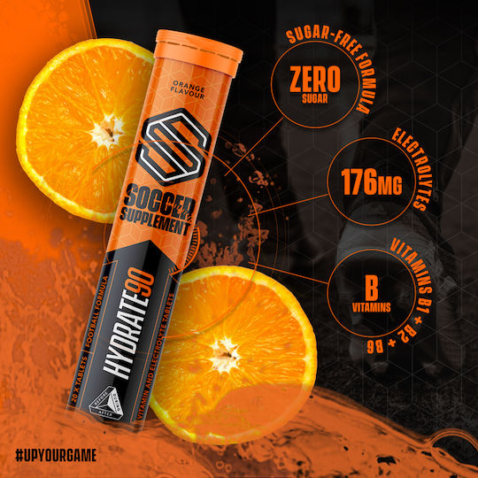 Soccer Supplement Hydrate 90 Orange 20 eff. tabs