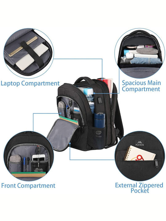Matein Backpack Backpack for 15.6" Laptop Black 1364