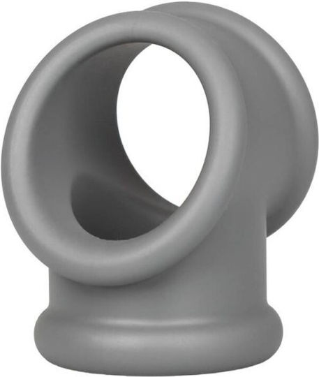 Calexotics Alpha Precision Cock Ring Schwanz & Hoden Silikon Gray