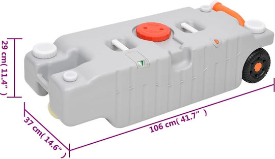 vidaXL Plastic Jerry Can 75lt 154412