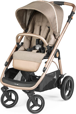 Peg Perego Veloce Verstellbar Kinderwagen Geeignet für Neugeborene Beige