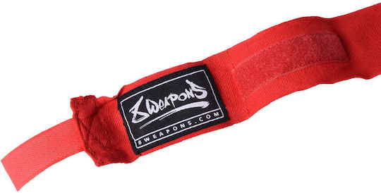 8 Weapons 8090010 Martial Arts Hand Wraps 3.5m Rot