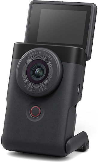 Canon Canon Powershot V10 Advanced Vlogging Kit Schwarz 4K UHD @ 30fps CMOS Sensortyp Daten Speicherung auf Speicherkarte mit Bildschirmgröße 2 Zoll und HDMI / Wi-Fi 5947C015