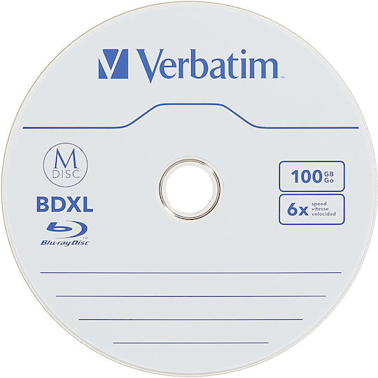 Verbatim BDXL Writable BD-R 6x 100GB 5pcs