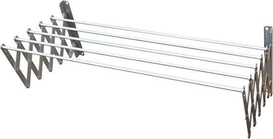 Folding Wall Clothes Drying Rack Made of Aluminum with 5m Hanging Length