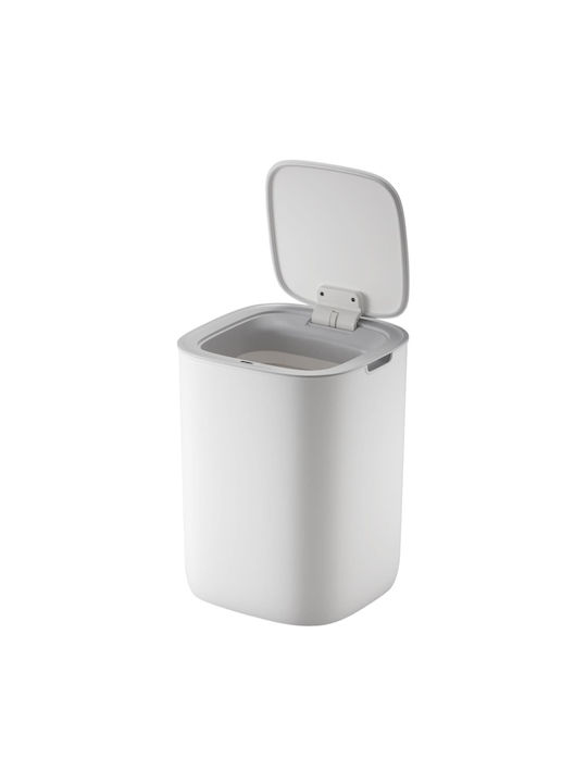 Eko Morandi Waste Bin Waste Plastic with Photocell White 12lt 1pcs