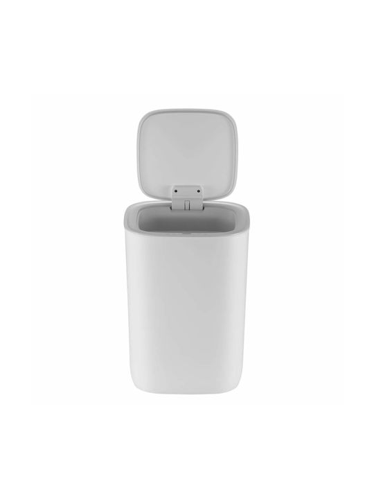 Eko Morandi Waste Bin Waste Plastic with Photocell White 12lt 1pcs
