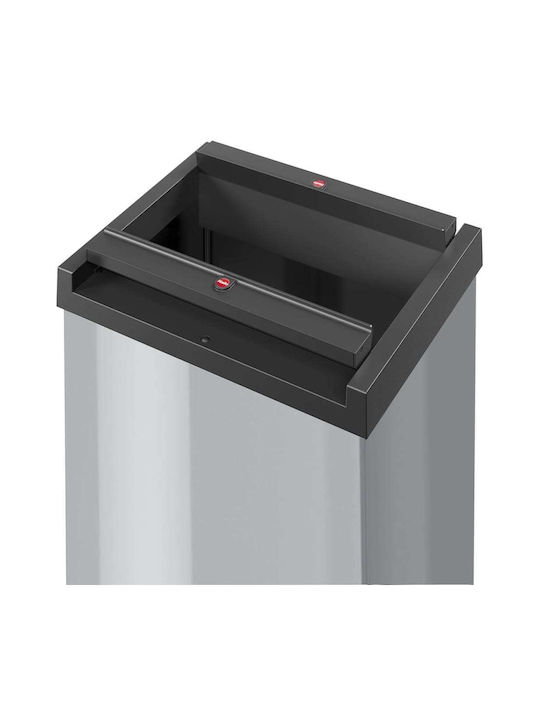Hailo Hailo Big-Box Swing Mülleimer Metallisch Silber 52lt