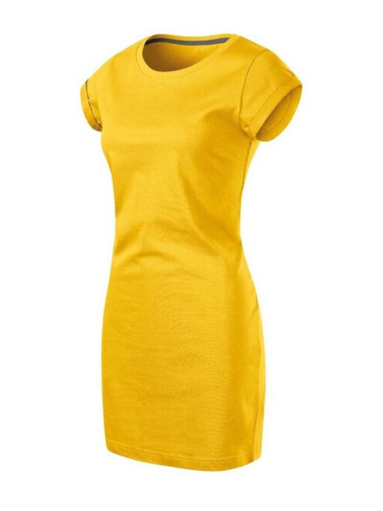 Malfini Summer Mini Dress Yellow