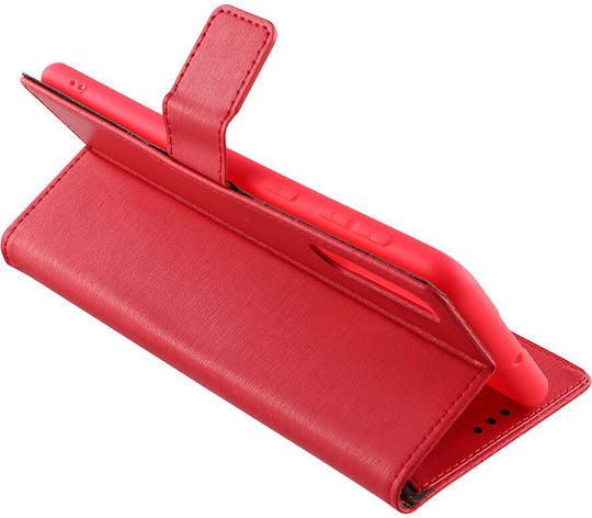 Volte-Tel Allure Magnet Clip Buchen Sie Synthetisches Leder Rot (Xiaomi 13 Pro)