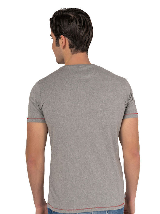 La Martina Men's Short Sleeve T-shirt Gray