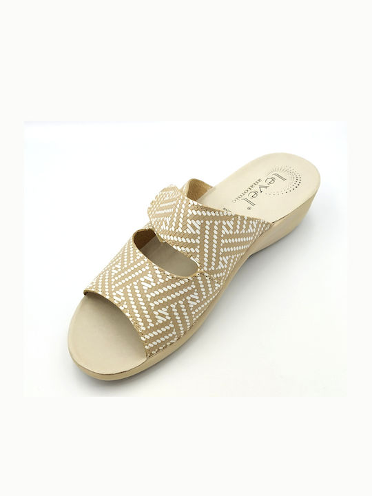 Anatomische Damenplattformen Beige