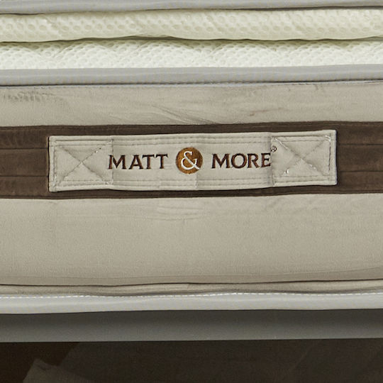 Matt & More Ice Silk Double Anatomic Saltea 140x190x32cm cu Suprapozabil