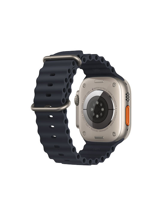Techsuit Watchband W038 Armband Silikon Schwarz (Apple Watch 38/40/41/42mm) KF2310810