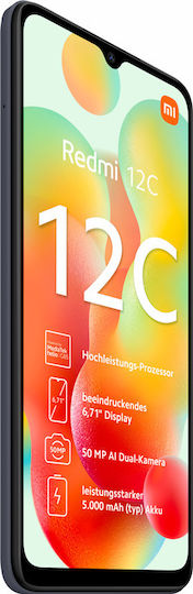 Xiaomi Redmi 12C Две SIM карти (4GB/128GB) Графитно сив