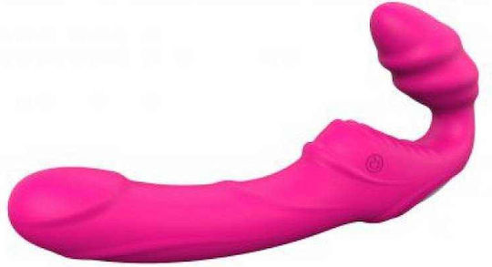 Toyz4lovers Elys Love Gun Strapless Strap On with Dildo with Vibration in Pink Color