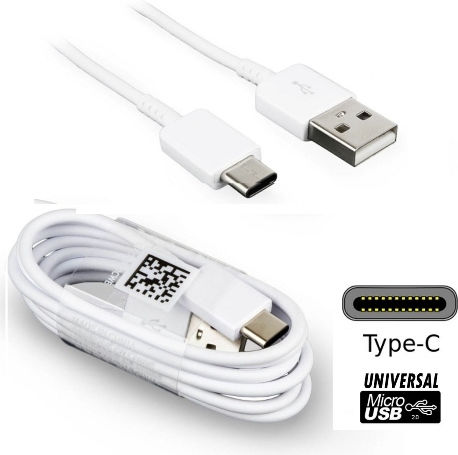 Samsung USB 2.0 Kabel USB-C männlich - USB-C 45W Weiß 1m (EP-DG977BWE)