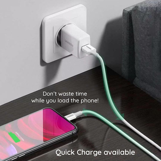 Ugreen US155 USB to Lightning Cable Μαύρο 2m (80823)
