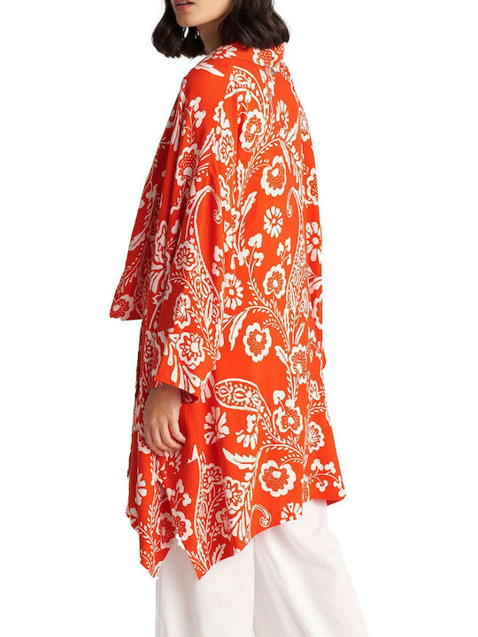 Attrattivo Long Women's Kimono Orange