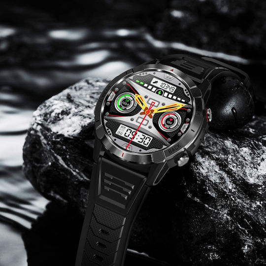 Aoke NX10 Smartwatch with Heart Rate Monitor (Orange)