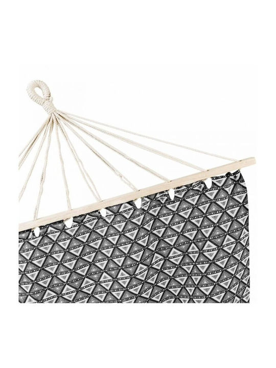 Spokey Zuni BK WT Αιώρα Υφασμάτινη Black 100x200εκ.