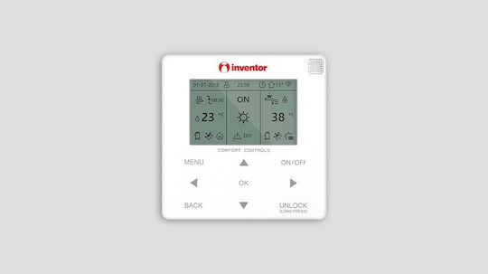 Inventor Αντλία Θερμότητας 15.9kW Μονοφασική 65°C Monoblock