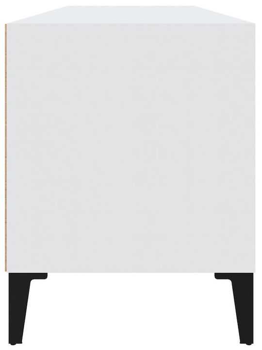 White TV Stand L100xD34.5xH44.5cm