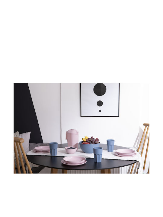 Cyclops Plate Shallow Plastic Blue with Diameter 19.5cm
