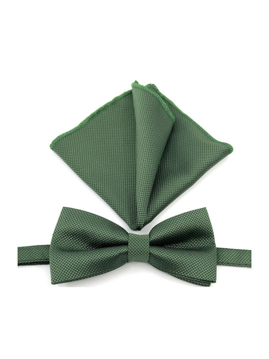 Legend Accessories Σετ Υφασμάτινo Παπιγιόν Πράσινο