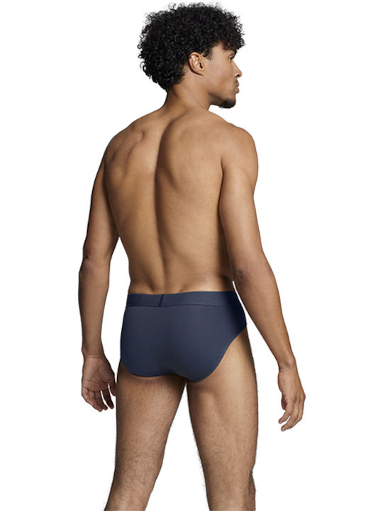 Basic Ανδρικά Σλιπ Μπλε 2Pack