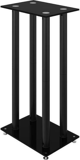 vidaXL Speaker Stands in Black Color